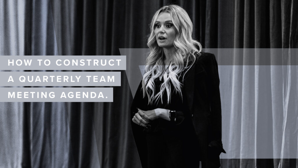 Natalie Dawson How To Construct a Quarterly Team Agenda