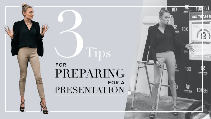 3 Tips for Preparing for a Presentation