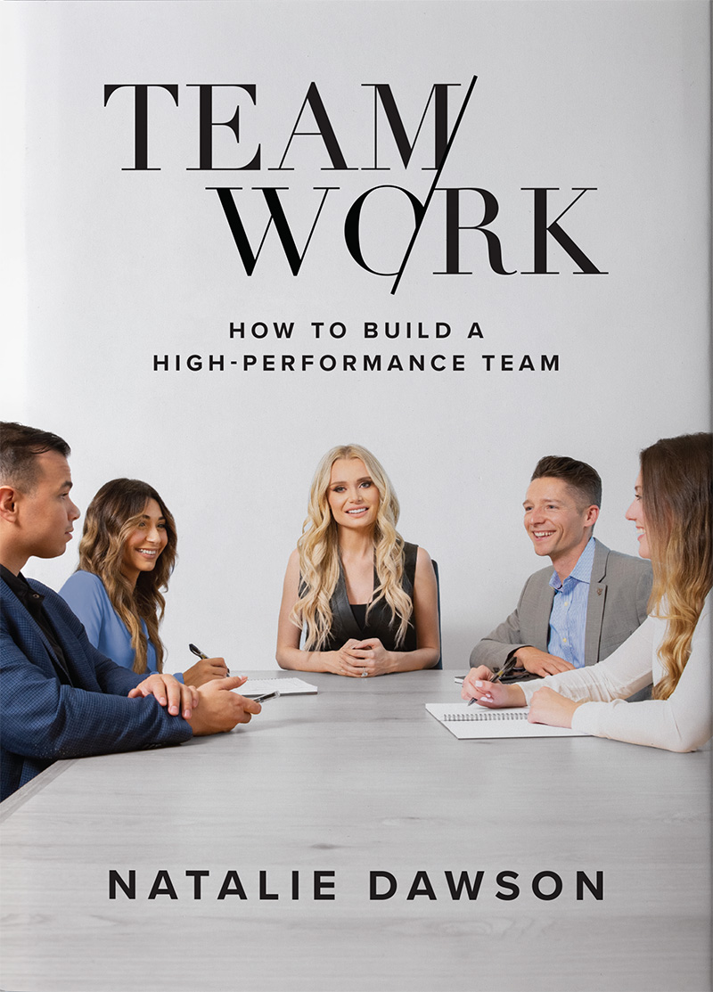 front cover of TEAM/WORK by Natalie Dawson